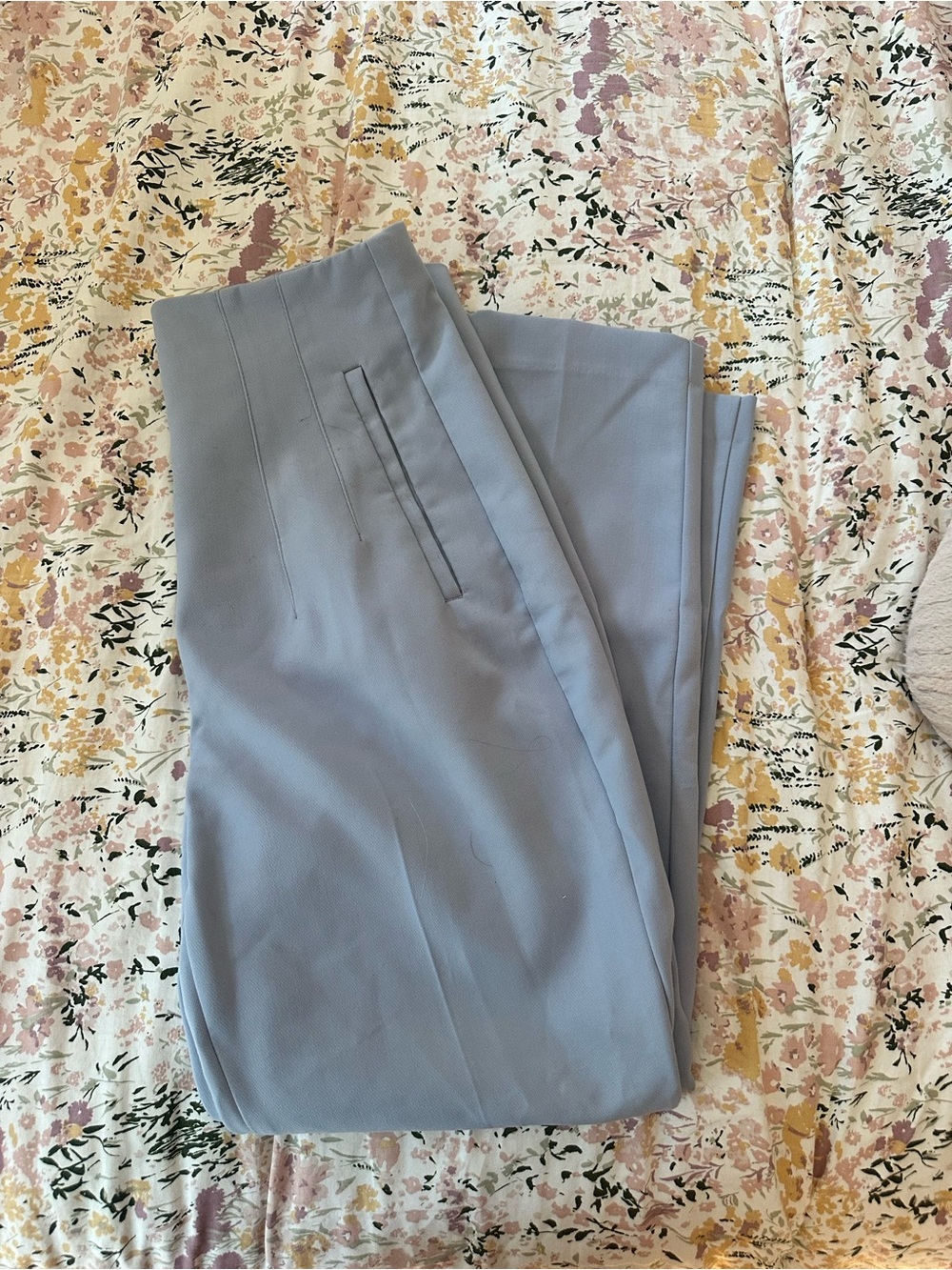 Zara High-waisted slim leg trouser